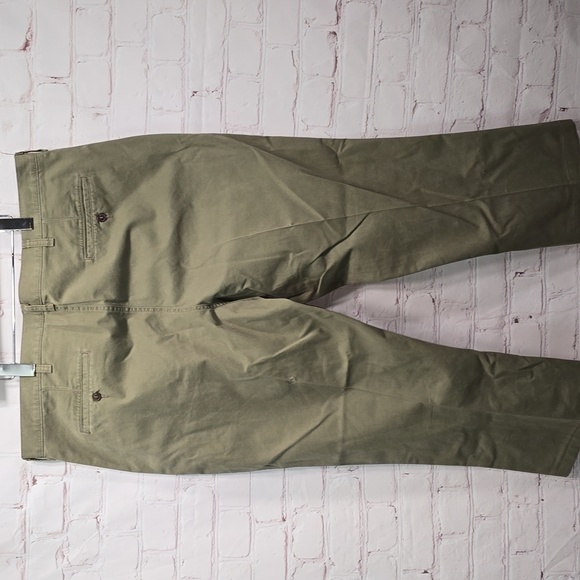 Magellan Outdoors Flat Front Olive Green Mens Size 42 - Picture 7 of 14